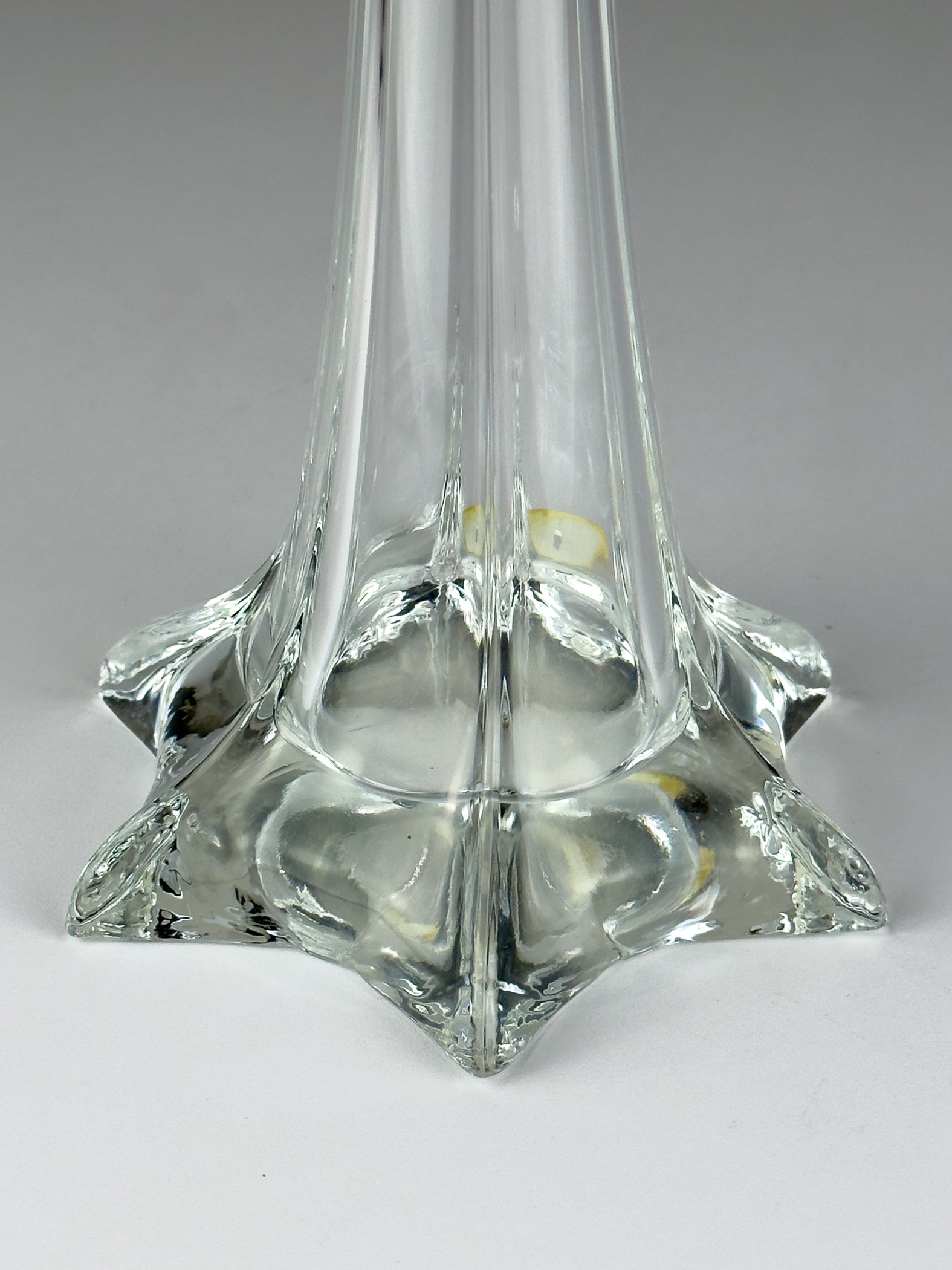 Large Crystal vase by Bohemia Crystalex, Czech Republic, 1990s