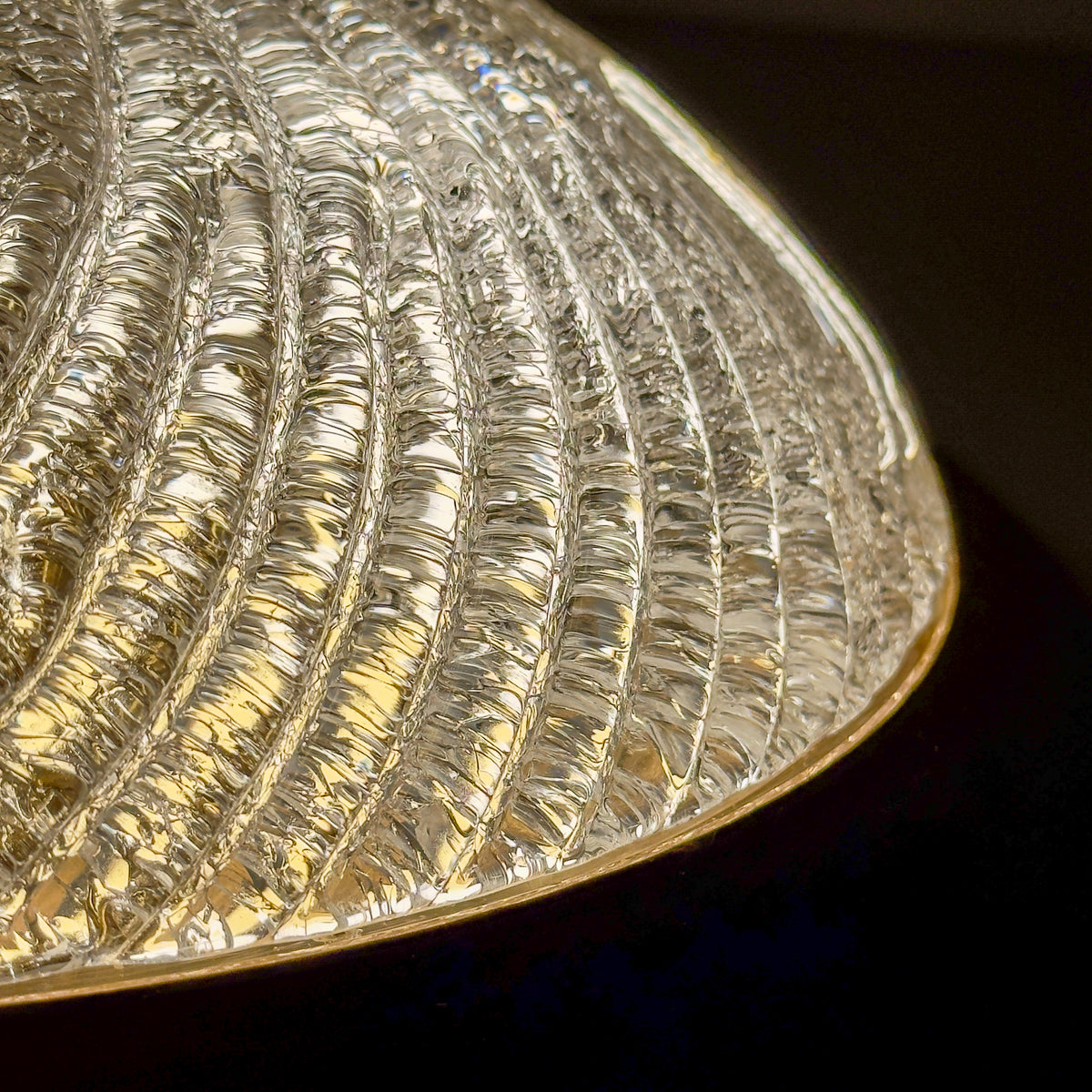 Vintage murano ceiling lamp, Italy 1980s