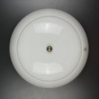 Mid-Century Murano Glass Ceiling Lamp: Vetreria De Majo, Italy 1970s