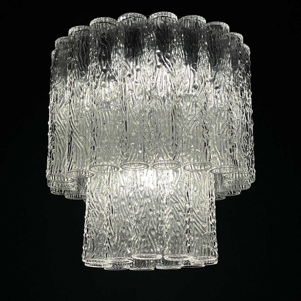 Classic Murano chandelier Tronchi by Venini, Italy 1960s