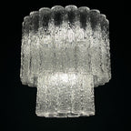 Classic Murano chandelier Tronchi by Venini, Italy 1960s