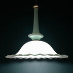 Vintage Murano glass pendant lamp by Venini, Italy 1970s, Mid-century Italian modern