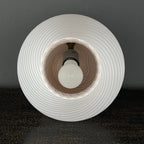 Vintage Swirl Murano Glass Table Lamp Mushroom, Italy 1970s