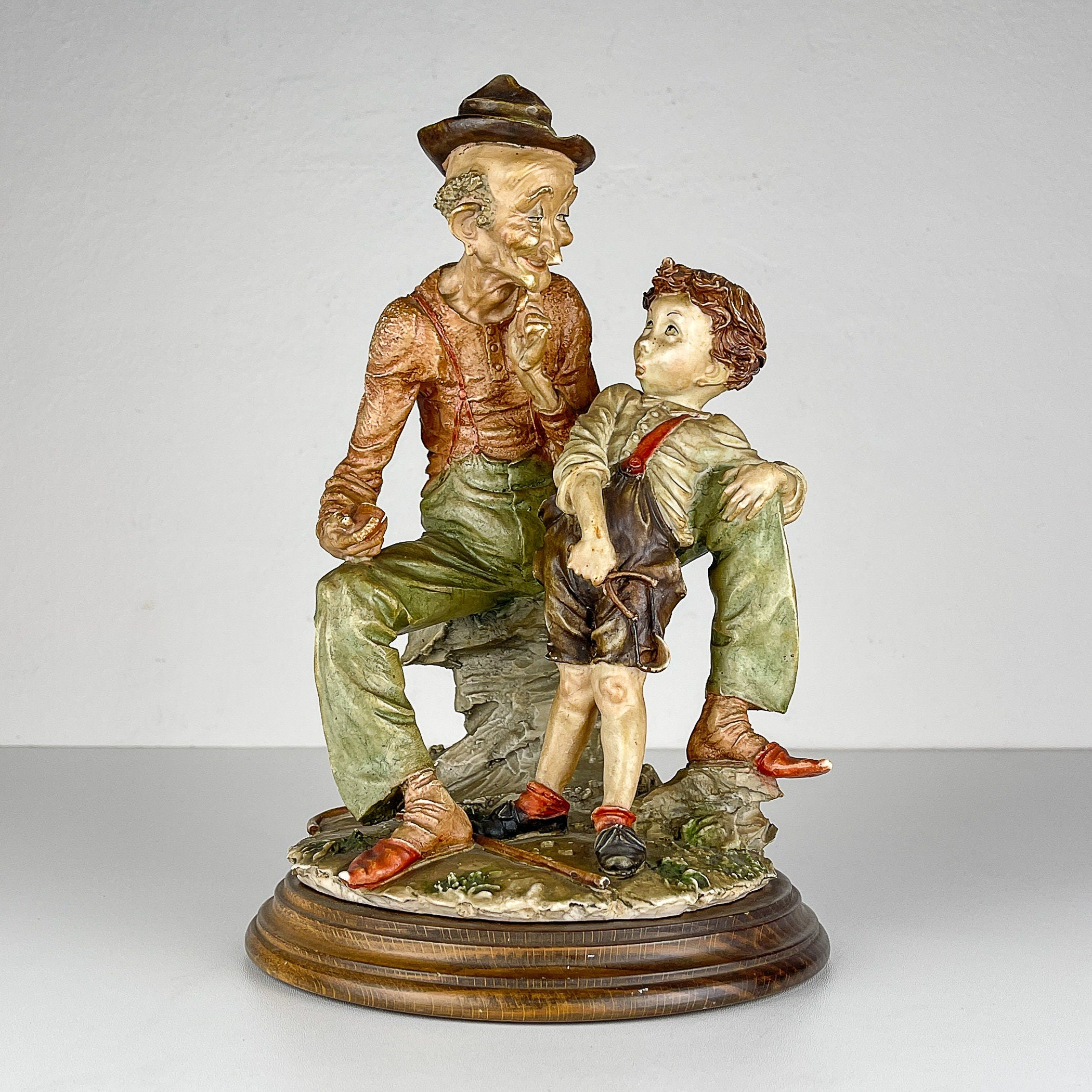 Original ceramic sculpture by Giuseppe Armani for Capodimonte, Italy 1970s, Vintage home decor