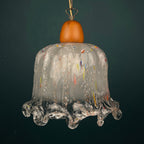 Vintage Murano Glass Pendant Lamp: Sylcom Italian Murrine Lighting