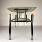 Vintage coffee table Italy 1950s Art deco Mid-century Italian Modern