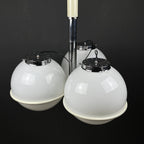 Gino Sarfatti murano glass globe chandelier Italy 1960s
