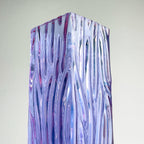 Vintage textured murano glass vase Tronchi, Italy 1970s