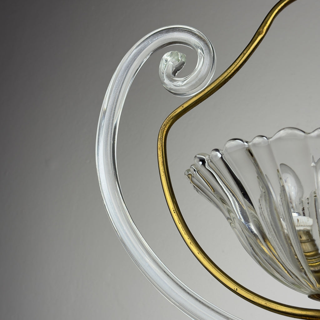 1930s Vintage Murano chandelier by Barovier & Toso, Italy