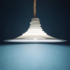 Mid-century murano pendant lamp Italy 1970s Space age Retro lighting