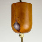 Cocoon Pendant Lamp by Friedel Wauer for Goldkant Leuchten, Germany 1960s