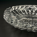 Vintage Bohemian glass ashtray by Bohemia Crystal, Czechoslovakia, 1970s