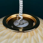 Vintage large murano ball pendant lamp by VeArt, Italy 1970s