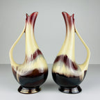 Mid-Century Bay Keramik Vases: West German Ceramic Set of 2