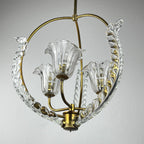Murano chandelier by Ercole Barovier Barovier & Toso, Italy 1930s