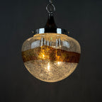 Murano glass pendant lamp  Italy 1970s Space age Mid-century modern italian lighting
