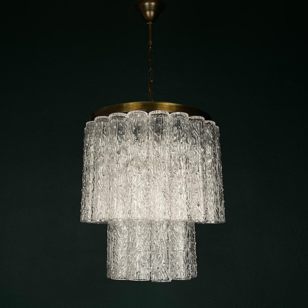 Classic Murano chandelier Tronchi by Venini, Italy 1960s