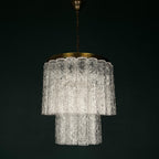 Classic Murano chandelier Tronchi by Venini, Italy 1960s