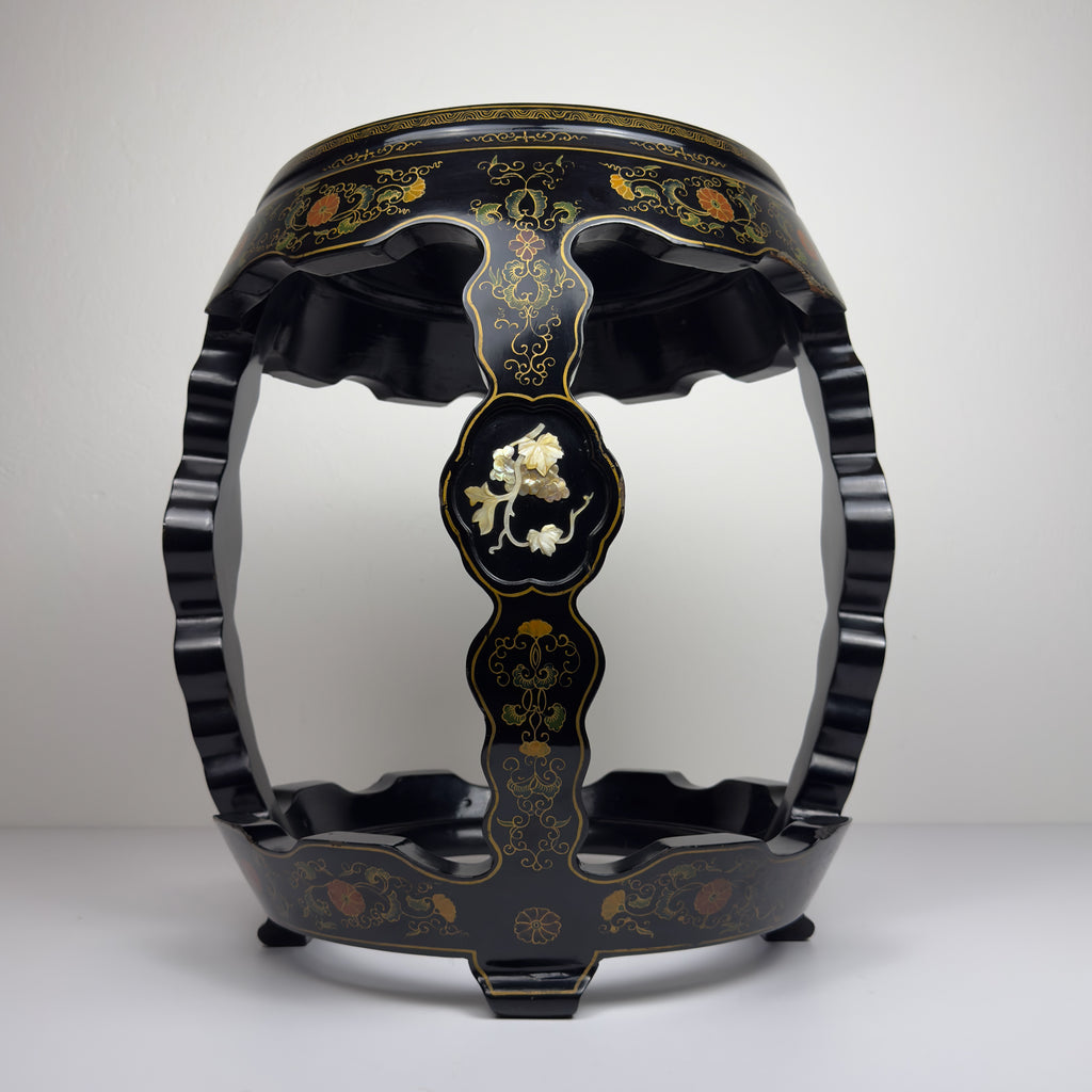 Mid-Century Italian Table, Style Chinoiserie, 1960s
