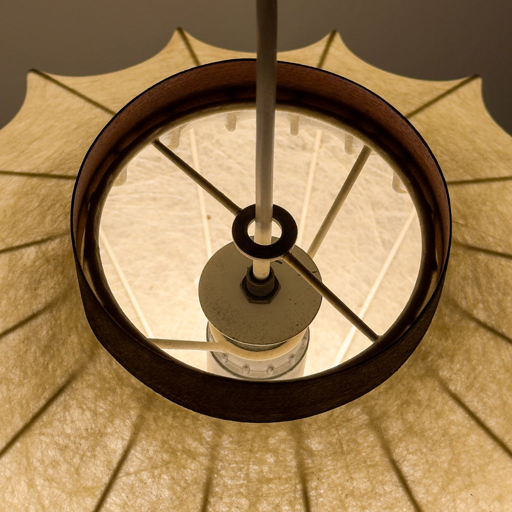Mid-century cocoon pendant lamp, Achille Castiglioni, Italy 1960s