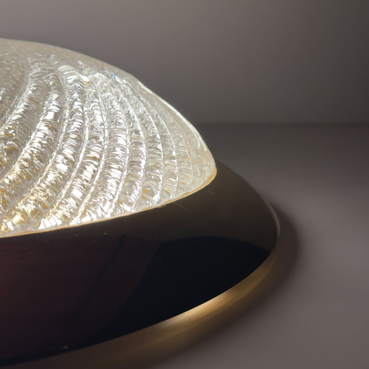 Vintage murano ceiling lamp, Italy 1980s