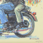 Limited edition lithograph 103/200 by Brioschi, Italy, 1970s