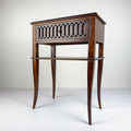 Vintage wood nightstand Italy 1970s