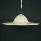 Swirl Murano Glass Pendant Lamp: Mid-Century Italian Lighting