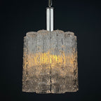Mid-century murano glass chandelier Tronchi by Toni Zuccheri for Venini Italy 1960s