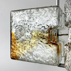 Toni Zuccheri Murano Glass Cube Chandelier for VeArt, 1970s