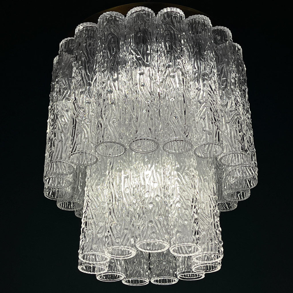 Classic Murano chandelier Tronchi by Venini, Italy 1960s