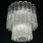 Classic Murano chandelier Tronchi by Venini, Italy 1960s