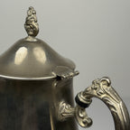 Vintage Metal Coffee or Tea Set of 3, Italy 1980s