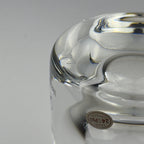 Mercedes-Benz Auto Rotonda Crystal Glass Vase by Il Giugno, 2003, Italian Design, 24% Lead Crystal