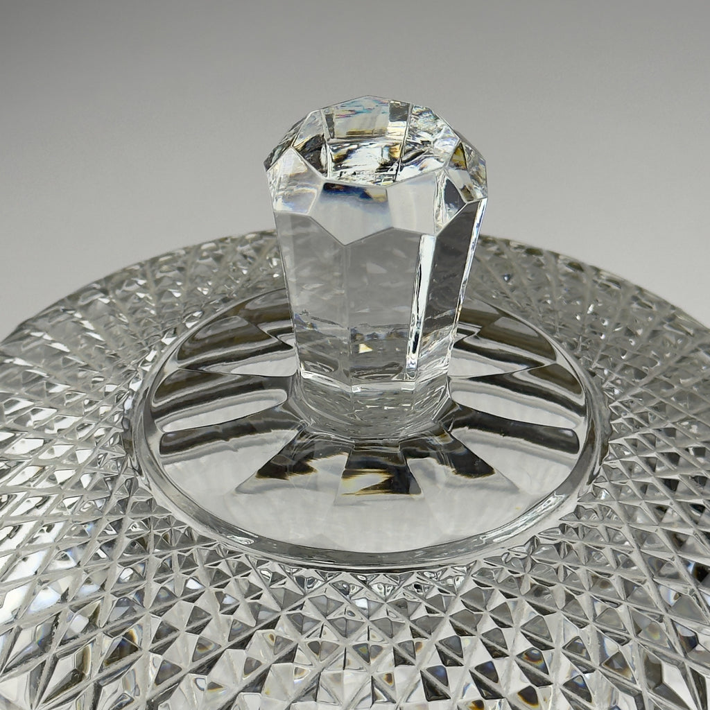 Antique glass bowl with bronze base, Italy 1920s