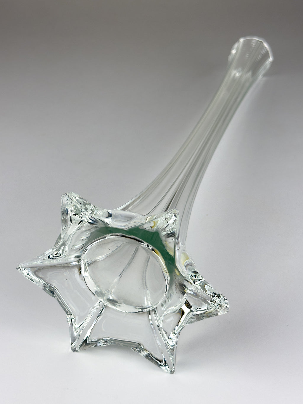 Large Crystal vase by Bohemia Crystalex, Czech Republic, 1990s