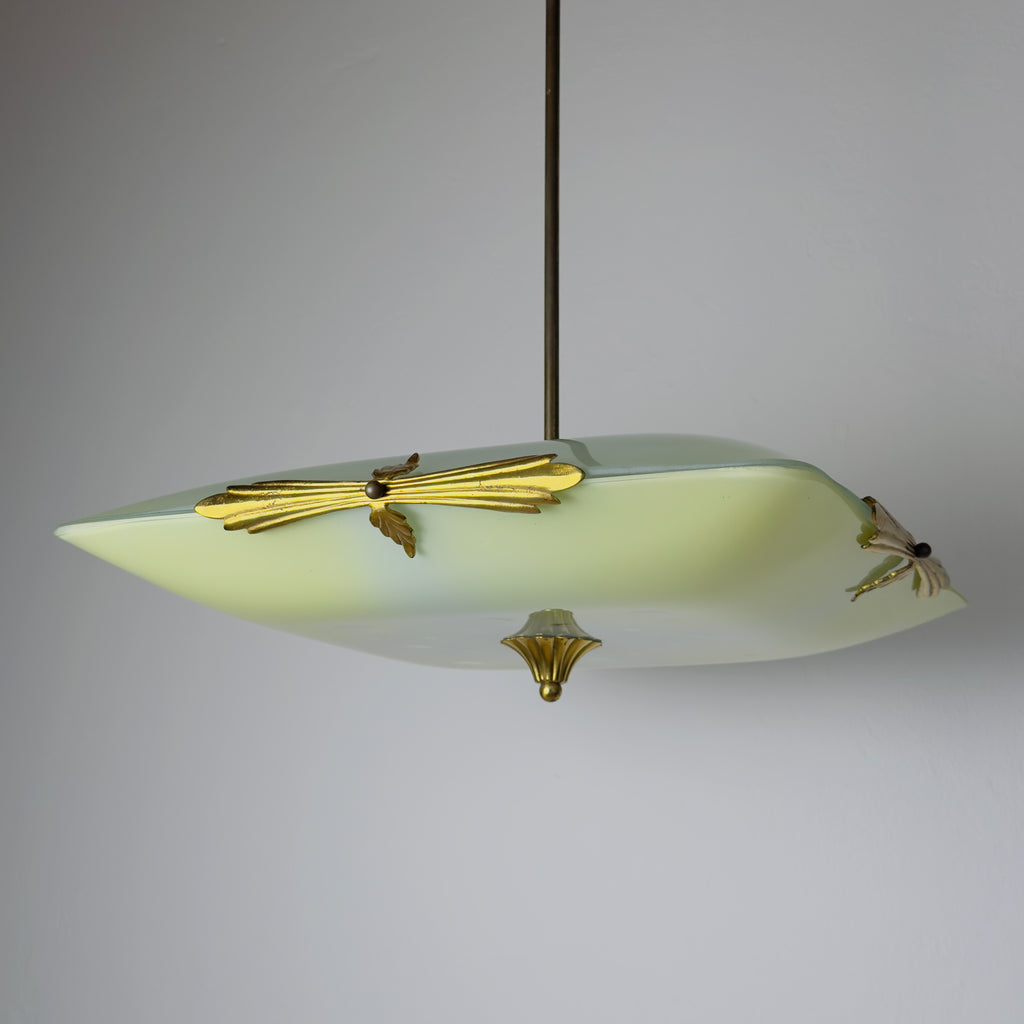 Art Deco Vintage Chandelier, Italy 1930s