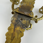 Antique Empire Bronze Wall Candle Sconce, Italy, Late 19th Century