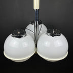 Gino Sarfatti murano glass globe chandelier Italy 1960s