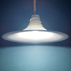 Mid-century murano pendant lamp Italy 1970s Space age Retro lighting