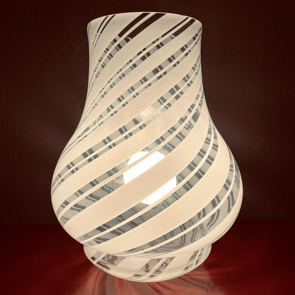 XL Vintage Murano Mushroom Table Lamp - G.G. Luce Italy 1980s