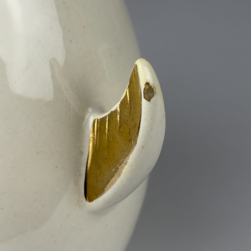 Vintage ceramic fish-shaped vase, Italy 1950s