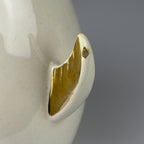 Vintage ceramic fish-shaped vase, Italy 1950s