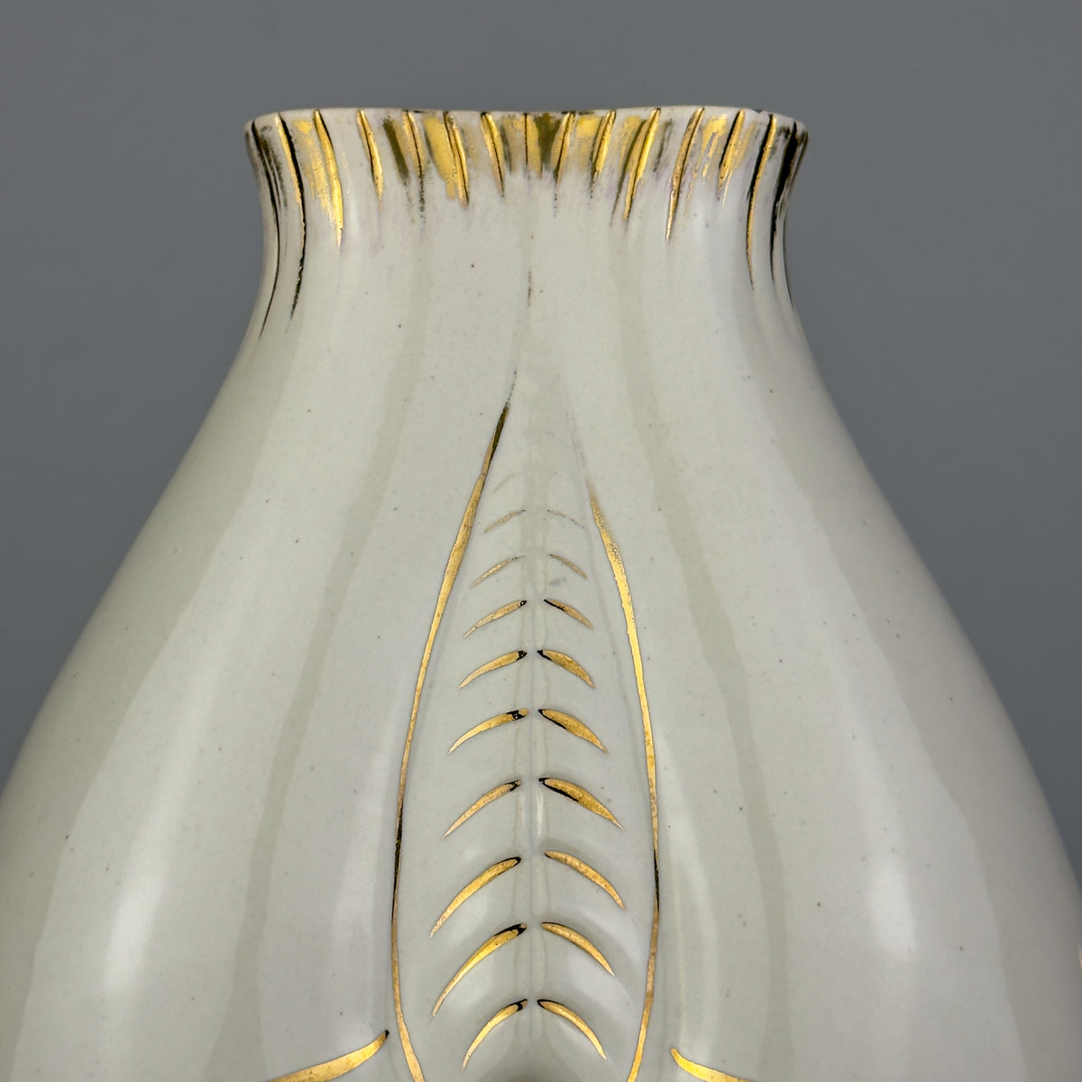 Vintage ceramic fish-shaped vase, Italy 1950s