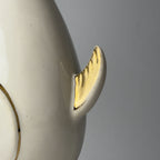 Vintage ceramic fish-shaped vase, Italy 1950s