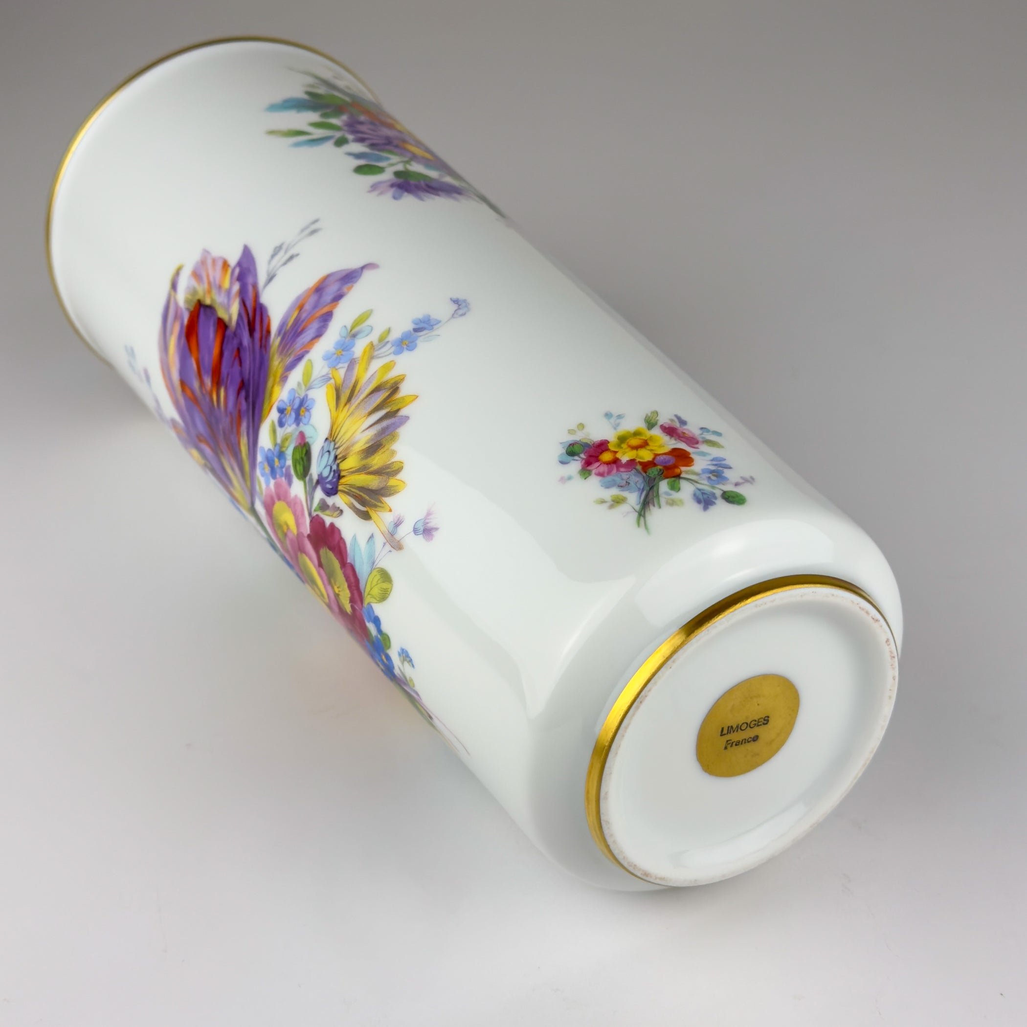 Vintage porcelain vase by Limoges, France, 1970s