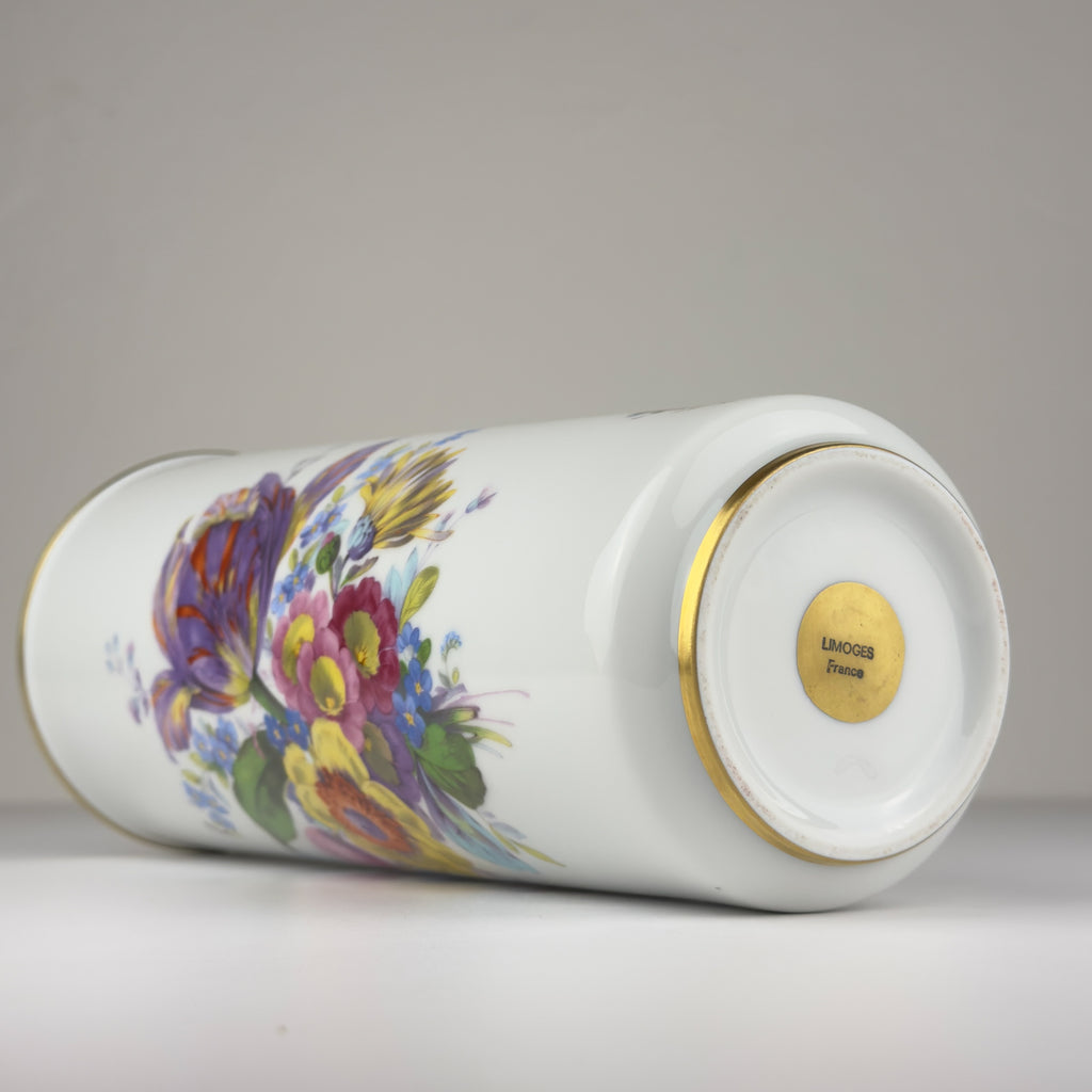 Vintage porcelain vase by Limoges, France, 1970s