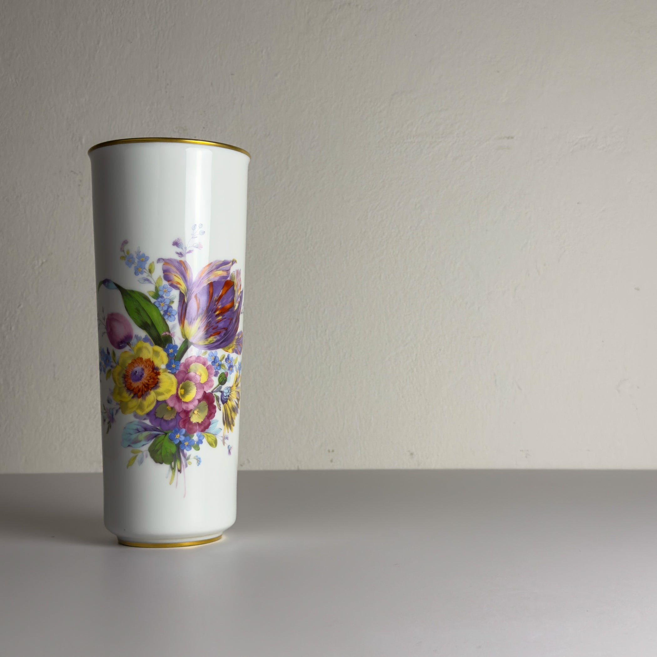 Vintage porcelain vase by Limoges, France, 1970s