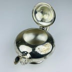 Vintage silver plated teapot, Italy 1950s