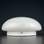 Classic swirl murano glass ceiling or wall lamp Italy 1970s Retro home decor